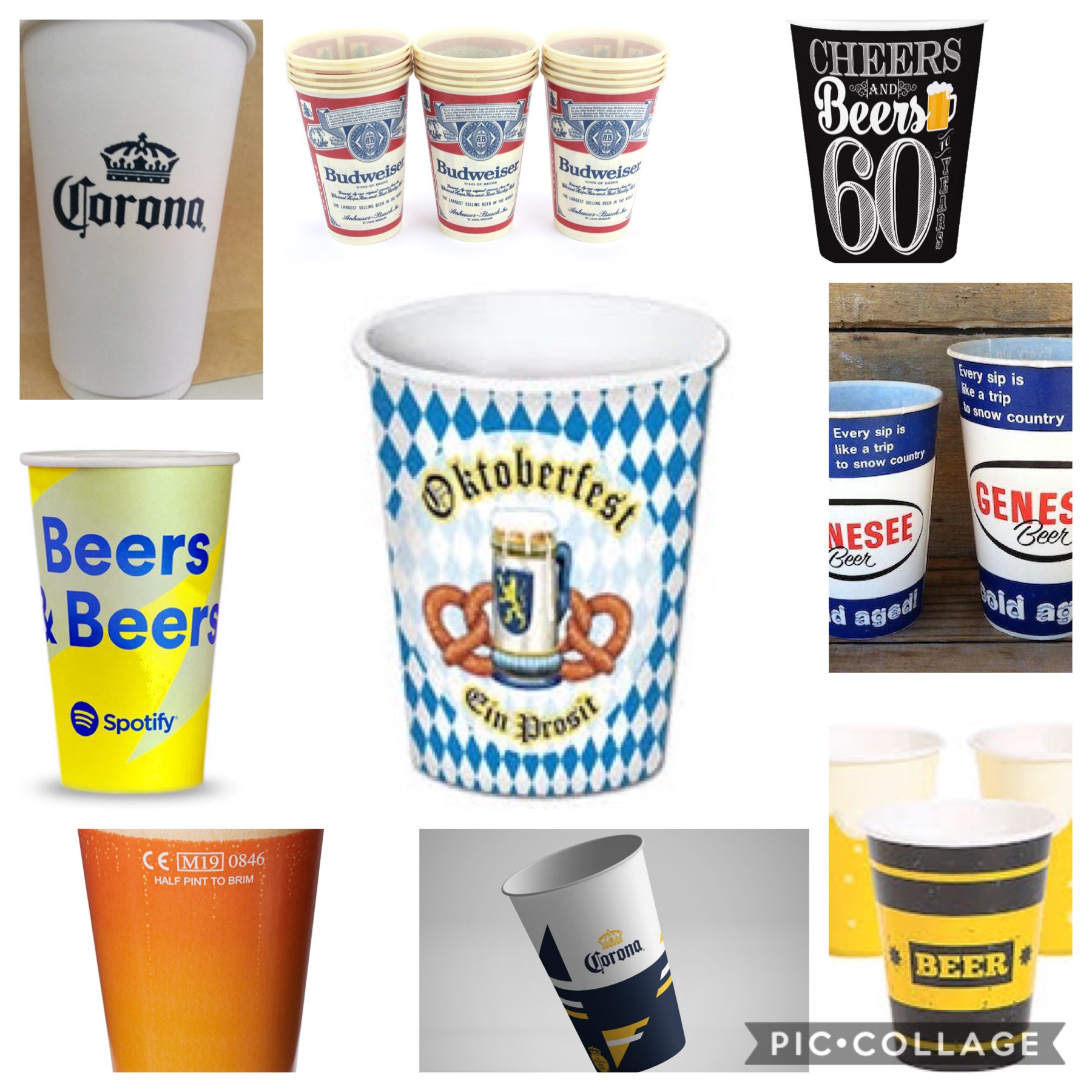 Plastic free beer cups Bruinsma United